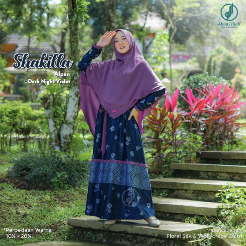 GAMIS SHAKILLA 1 SET KHIMAR || ALWA HIJAB