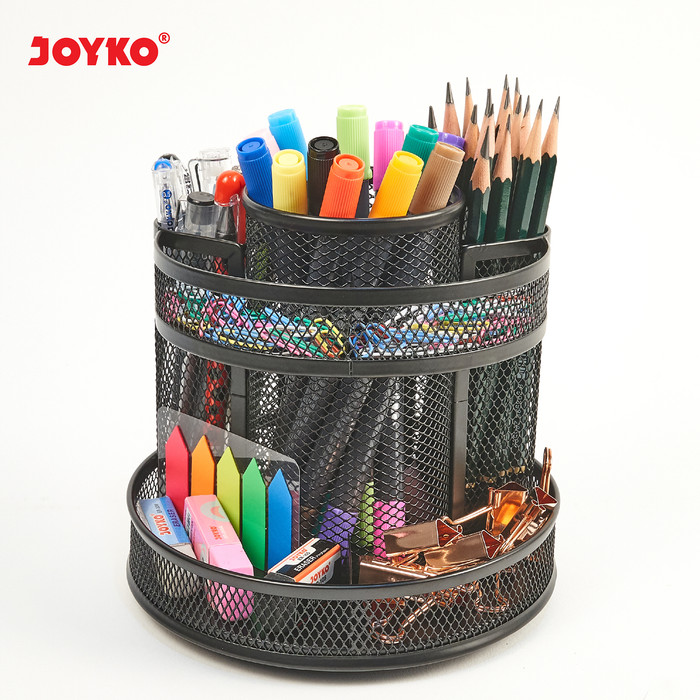 

Joyko Desk Set / Pen stand / Pen Holder Tempat Alat Tulis Jaring Jala Joyko DS-33