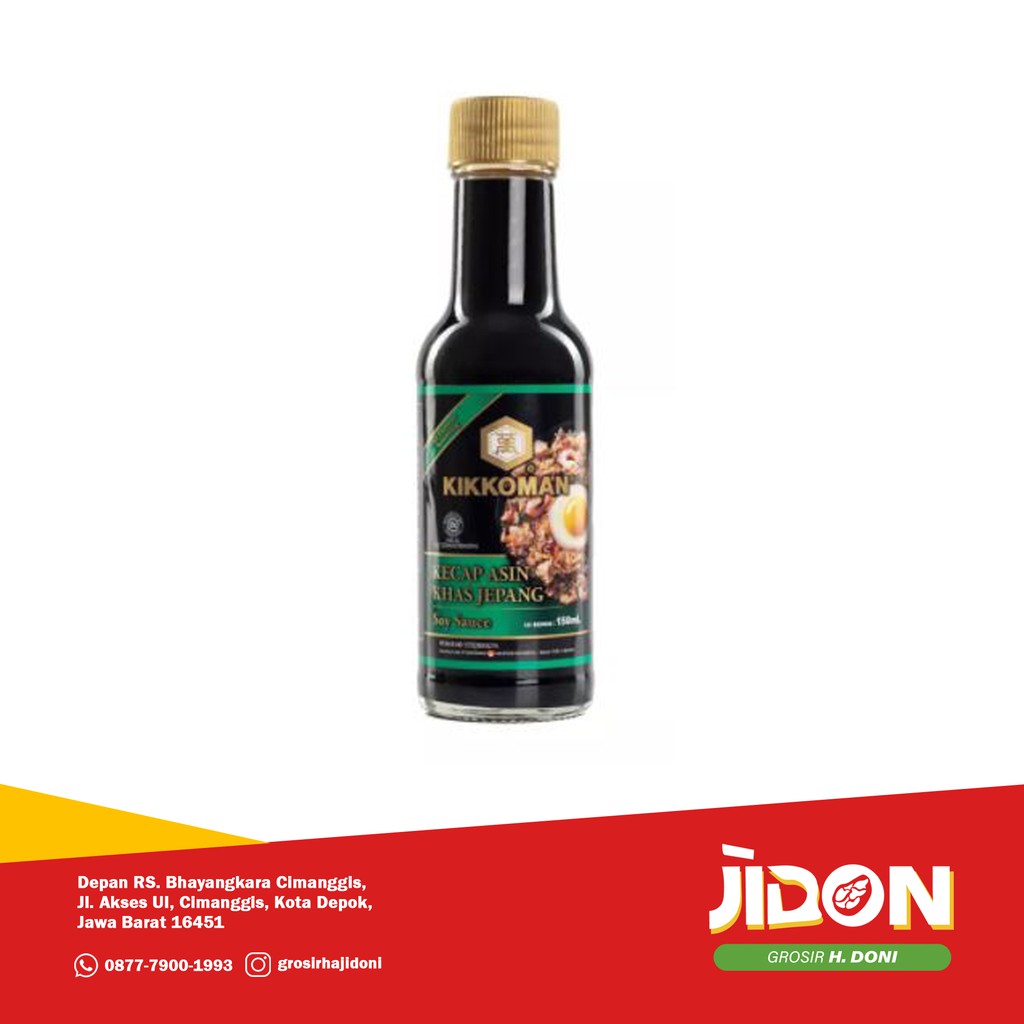 

Kikkoman Soy Sauce HALAL Travel Botol 150 ML