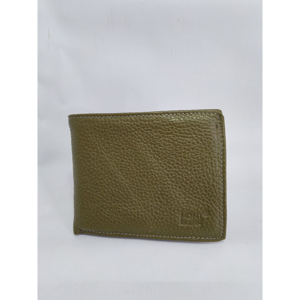 PROMO DOMPET MONT BLANC LIPAT PRIA KULIT - AGC768NNY
