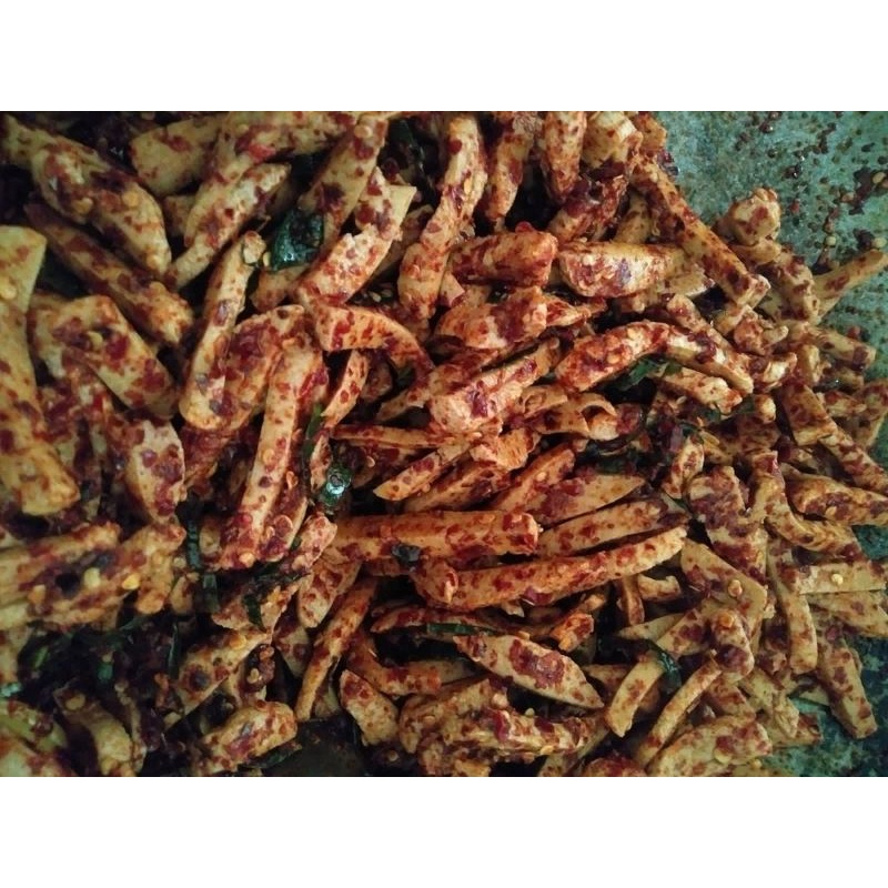 basreng setik renyah gurih pedas kriuk aroma daun jeruk isi 250 grm-1