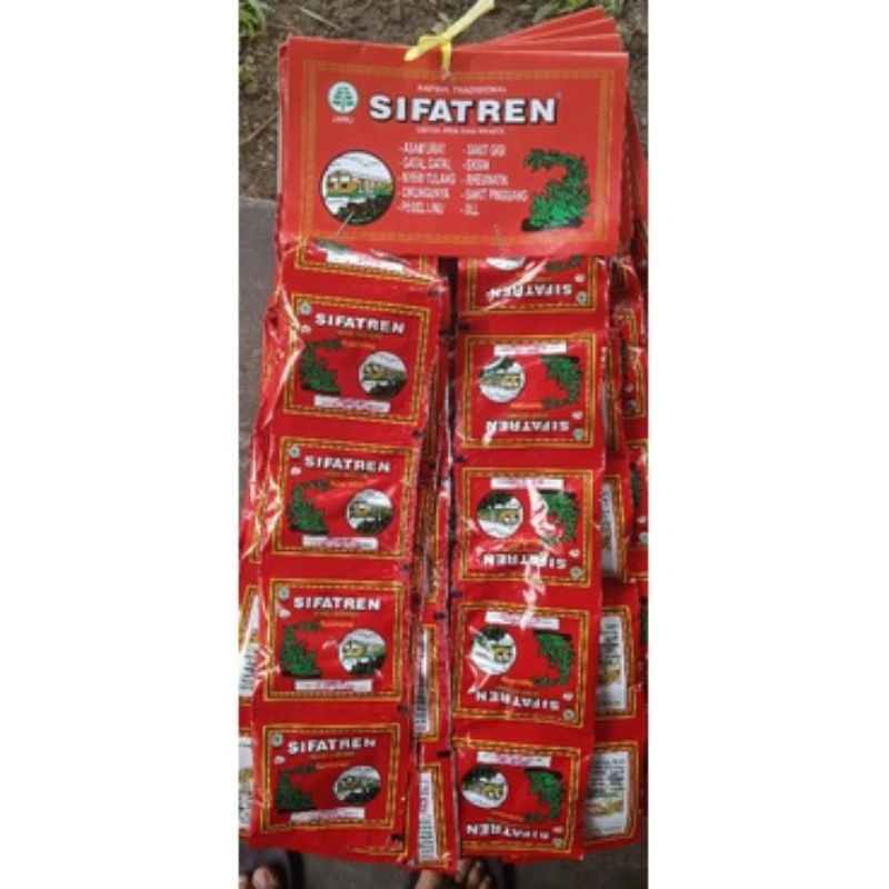 

sifatren kapsul tradisional 1lembar isi 20 saset