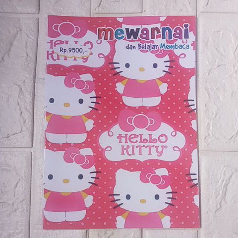 

Buku mewarnai hellokitty belajar membaca