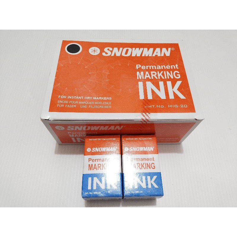 

Isi Tinta Spidol Permanen SNOWMAN Tinta Permanent Tinta Sepidol Permanent Marker Alat Tulis