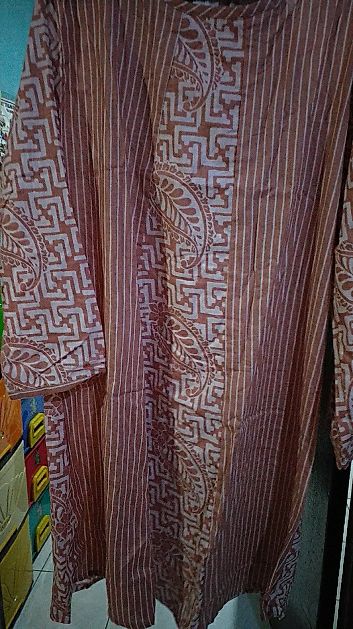 Batik Tunik Shibori Jumputan Terbar /zkl35 Yelbor Navbor / Merkunhi / Original..