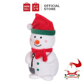 Miniso Official Boneka Manusia Salju Snowman Doll Natal 