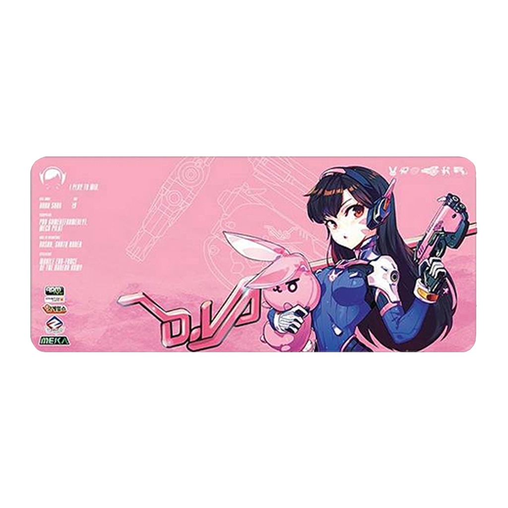 D.VA Overwatch Deskmat XL Cloth Gaming Mousepad