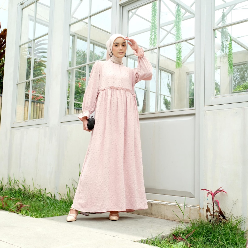 MAWAR DRESS / DRESS RAYA / DRESS SIMPLE / DRESS KONDANGAN