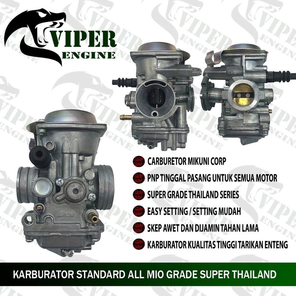 [ BISA COD ] KARBURATOR STANDARD MIO SPORTY - MIO SOUL - NOUVO - MIO FINO KARBU KALBURATOR KARBULATO