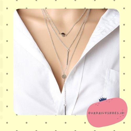 ★ODS★ FA42 multilayer Kalung  Wanita Aksesoris hadiah