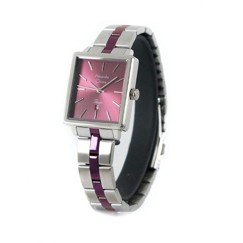(Toko Ricoh) Alexandre Christie Original 2894 - jam tangan wanita bahan stainless.