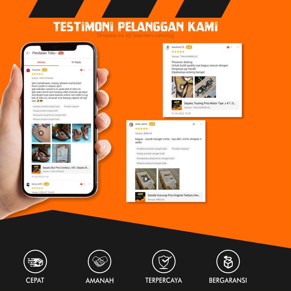 (STOK TERBATAS) Sepatu Casual Pria Slip on Original Import Tanpa Tali J 54 | Sepatu Selop Pria | Sep