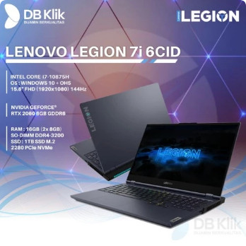 Notebook LENOVO Legion 7i 6CID i7-10875H " 16G 1TB SSD RTX2060 W10 15.6 inch "