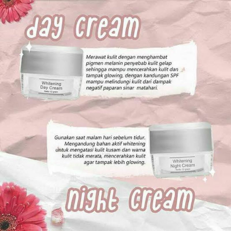 [SKINCAREKITA] CREAM SIANG DAN MALAM ECER MS GLOW