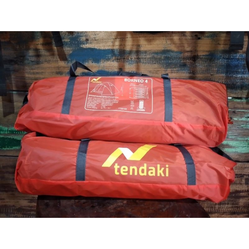 Tendaki Borneo 4, Tenda Camping, Tenda Doubel Layer, Tendaki 4