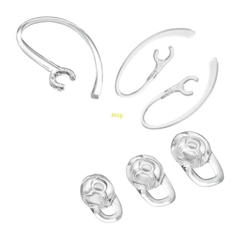 btsg 1Set Earbuds Earplugs Ear Gels Hook for Plantronics Marque M155/2M165 for Savor M1100 M100 M55 M28 M25 Wireless Bluetooth Headset Accessories