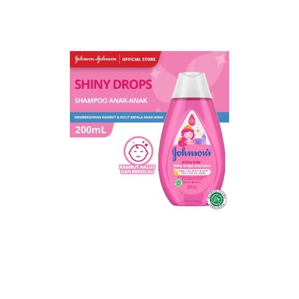 JOHNSONS BABY Active Kids Shiny Drops Shampoo 200ml