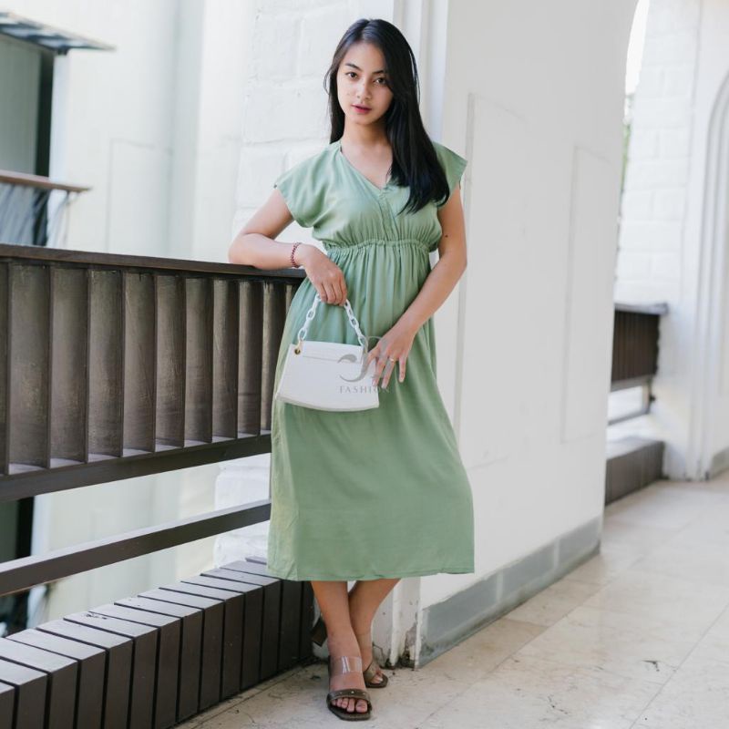 Daster Manohara Bali Daster Karet Pinggang Daster Kekinian Daster Viral Daster Manohara Panjang-Tosca(bhn katun)