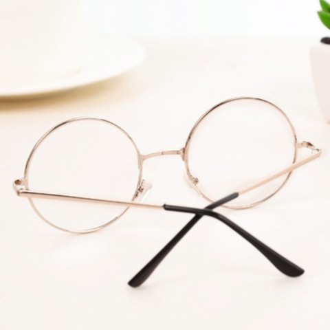 Kacamata Bulat Kaca mata Oval Korean Style Import / Retro Vintage Metal Frame Eyeglasses / Kacamata Boboho TS-10