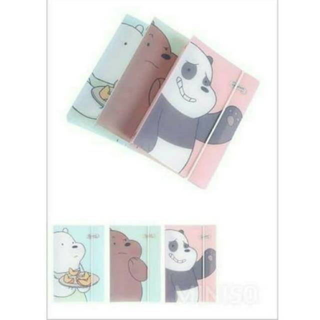 

Binder Memo We Bare Bear Miniso