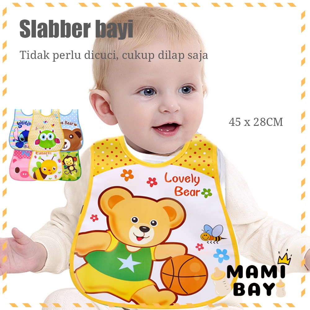 Mamibayi celemek bayi waterproof/Slabber Bayi/baby bib