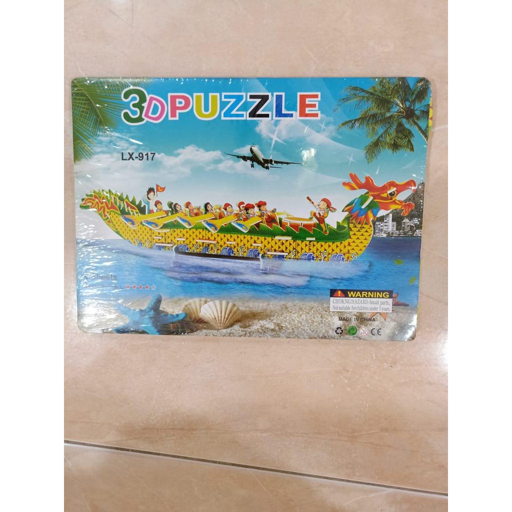 (LOLI-JKT) PUZZLE 3D MAINAN ANAK UKURAN BESAR DIY/KREATIF ANAK 85 MOTIF