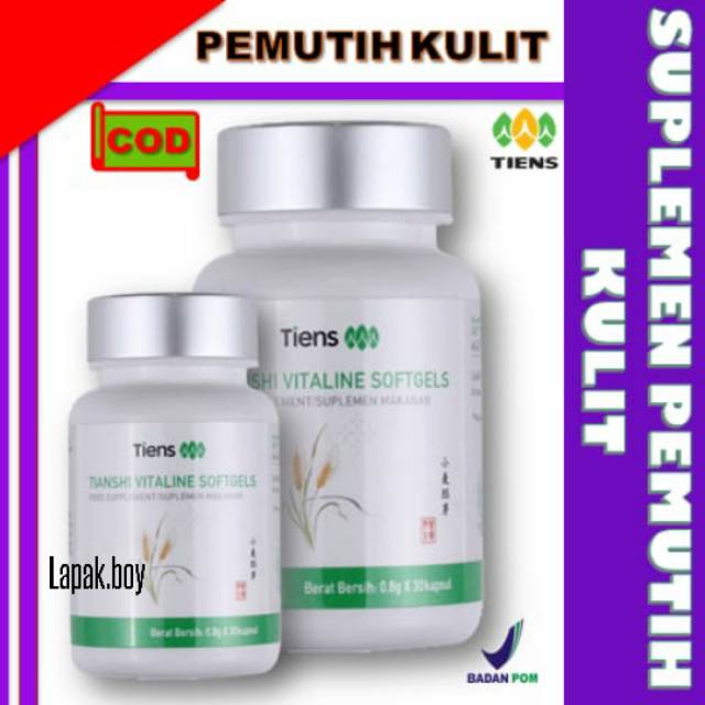Pemutih Badan Vitaline Softgel Terbaik Pemutih Kulit Wajah Terampuh Shopee Indonesia