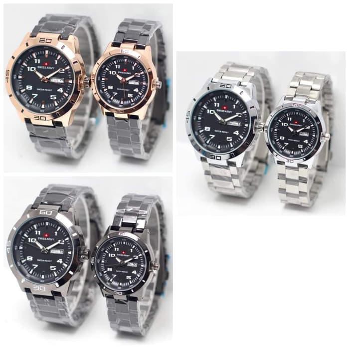 Sangat Laris Jam Couple Swiss Army