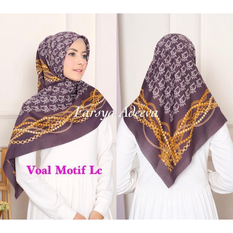 Hijab Voal Motif Dior By wiendalove