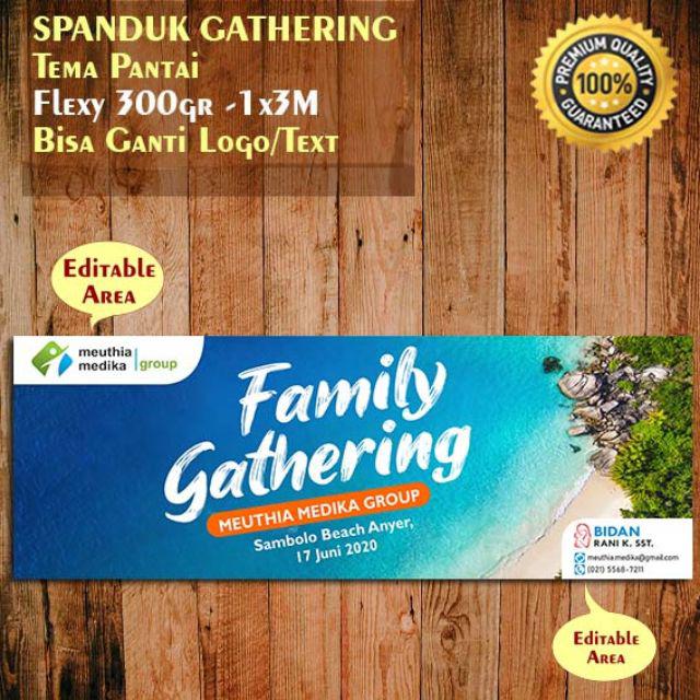 Banner Family Gathering Pantai - Homecare24