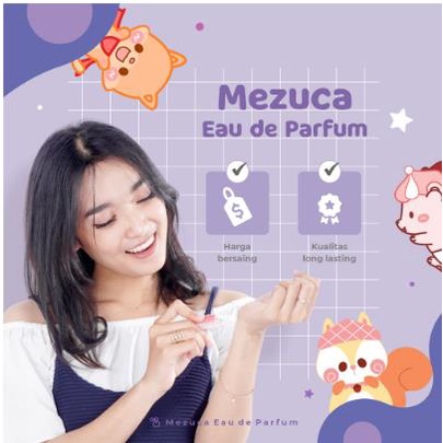 [BPOM] * NCC * Mezuca Parfum Roll On EDP Perfume Eau De Parfum Wangi Tahan Lama No Alkohol - Netto 6 ml