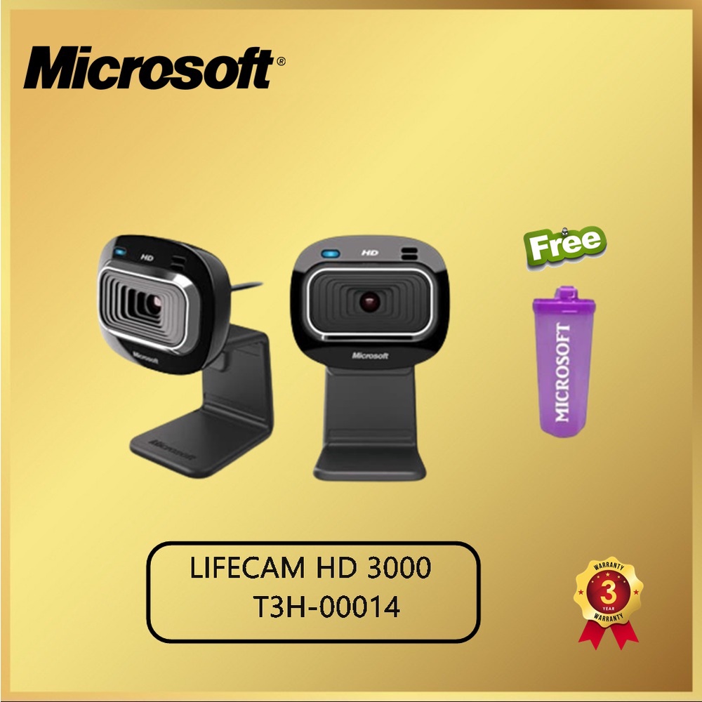 MICROSOFT LifeCam HD-3000 T3H-00014 Webcam Life Cam HD3000 T3H00014