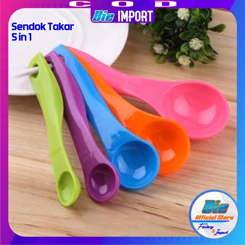 Sendok Takar 5 in 1 Tebal Premium Impor Best Seller