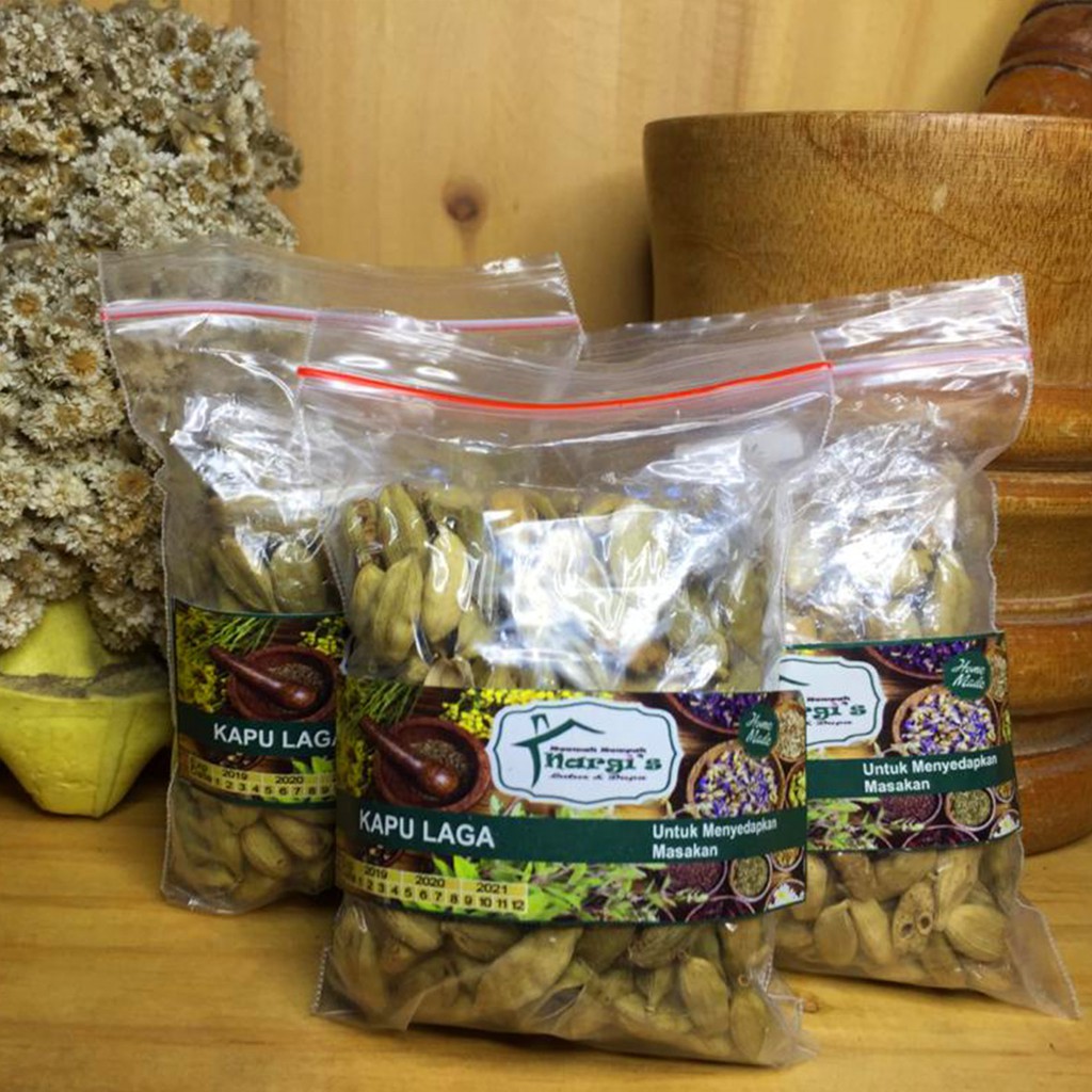 

Kapulaga Hijau India / Arab / Cardamom / 50 gr