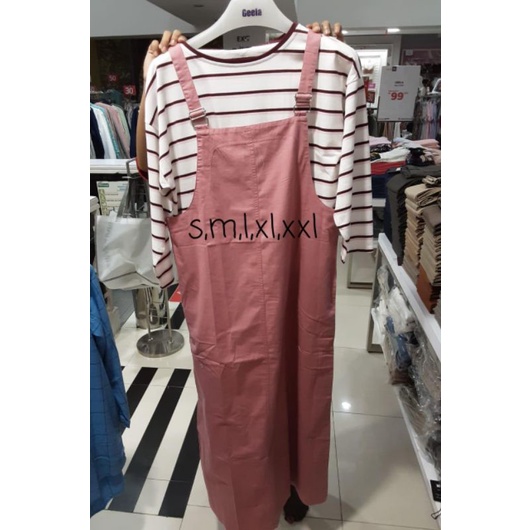 OVERALL WANITA GEELA ORIGINAL (TANPA INNER) BRANDED MATAHARI UU168