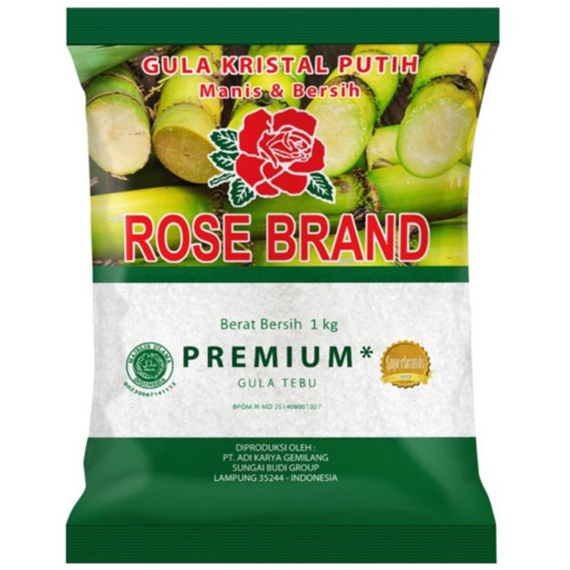 

Gula Pasir Rose Brand Premium 1KG