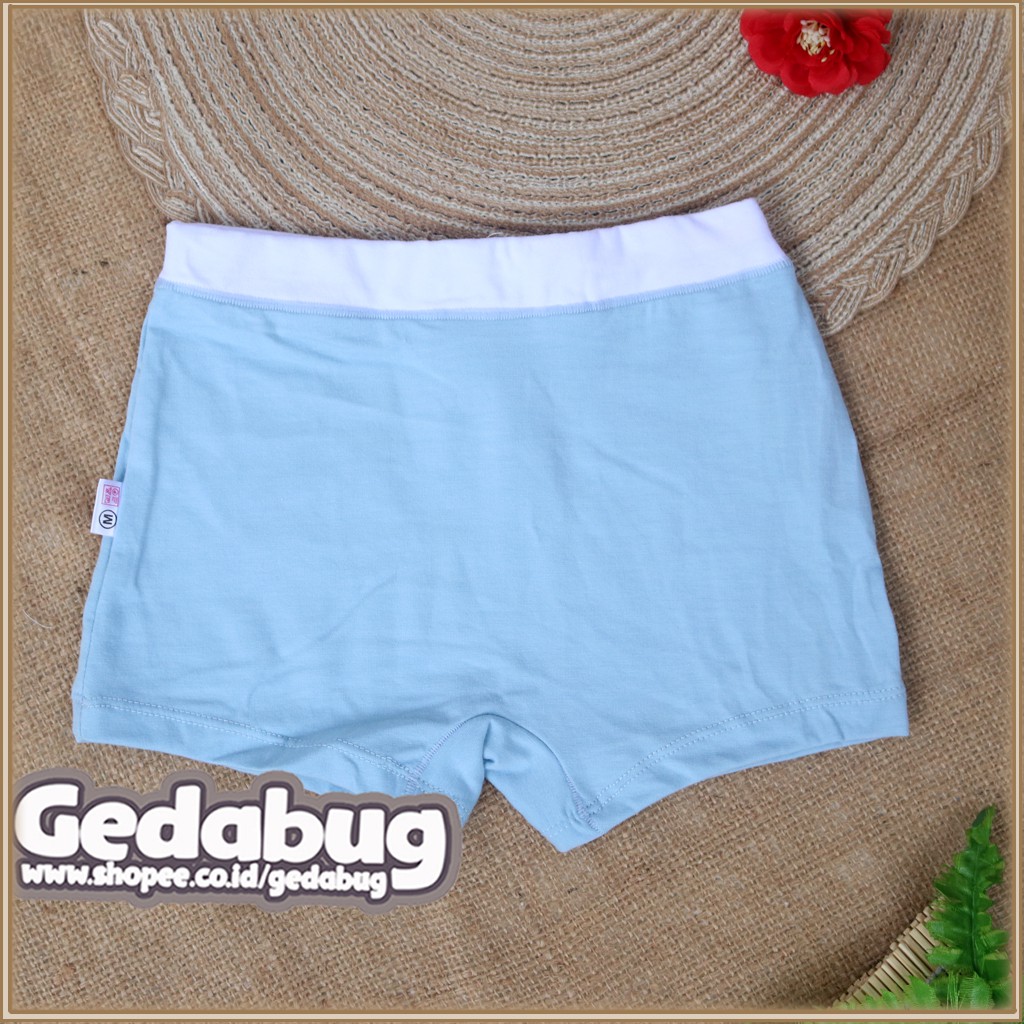 3pcs - Golden Nick 4001 Bintang - Cd Celana Dalam Boxer ANAK CEWEK PEREMPUAN