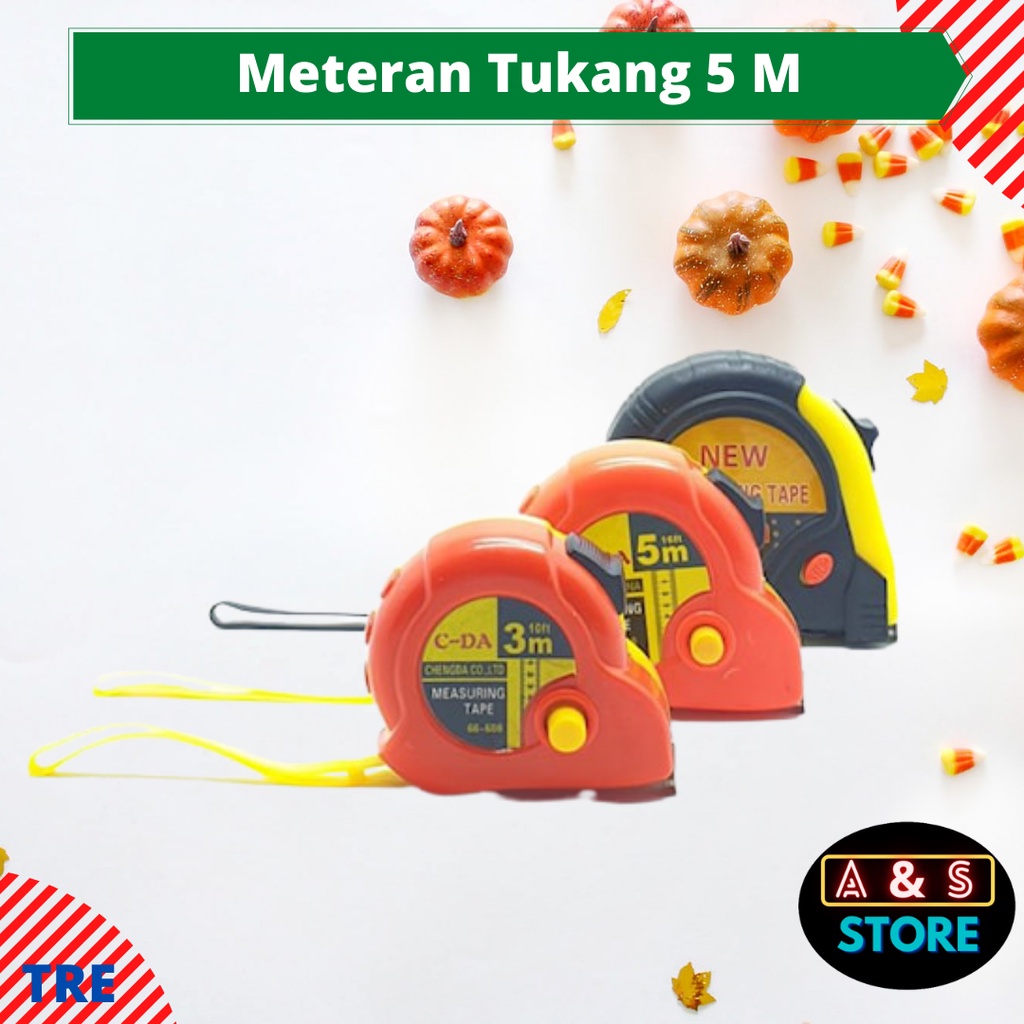 Meteran Roll Tukang 5 Meter