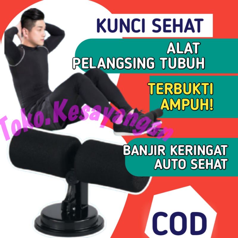 NU811 GI40 Alat Bantu Peralatan Fitnes Sit Shit Up Olahraga Pengecil Perut Pria Wanita Realpict