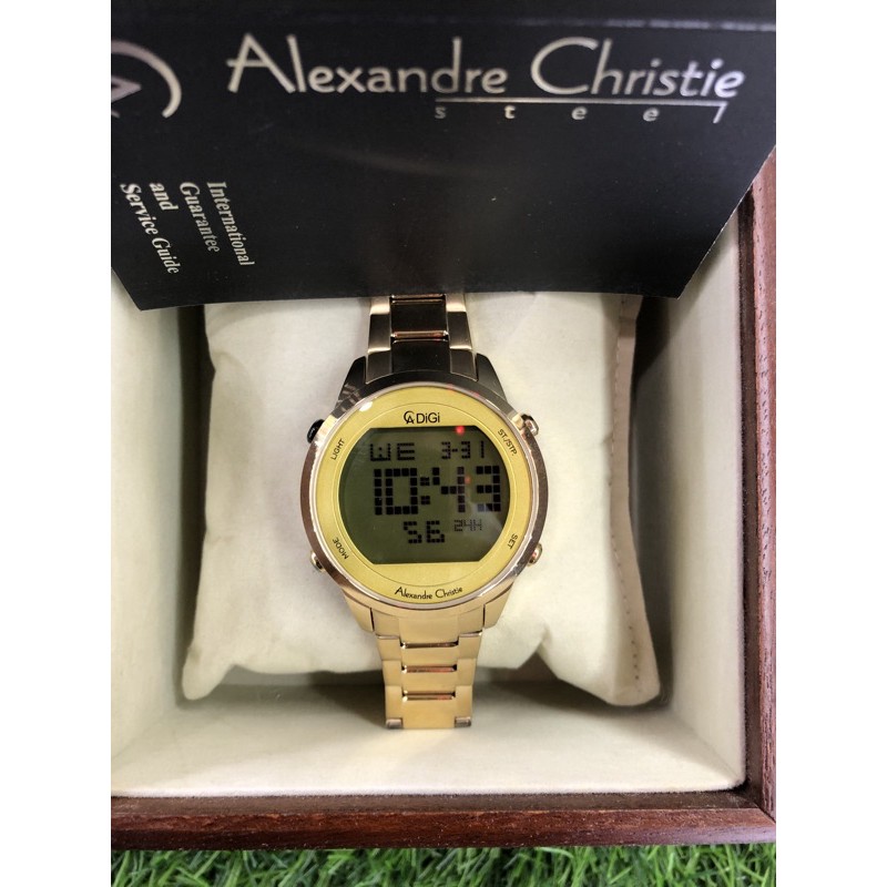 alexandre christie 9340mh digital gold wanita