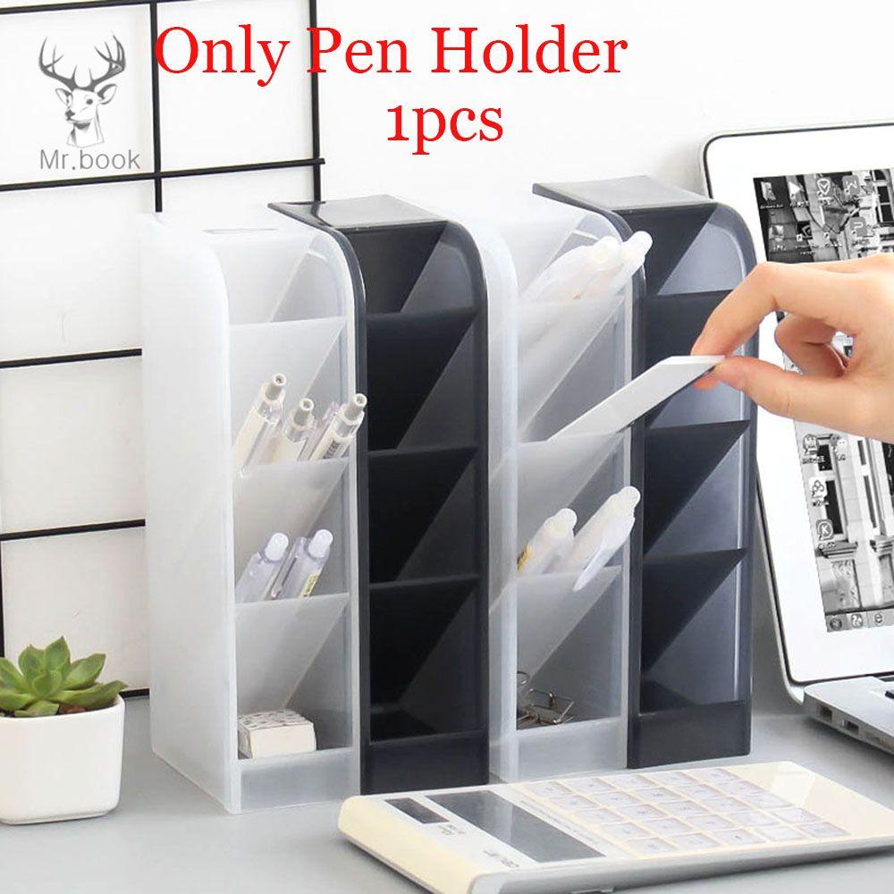 REBUY Rebuy Pen Holder Kapasitas Besar High Quality Aksesoris Meja Organizer Kotak Penyimpanan Makeup Alat Tulis Kantor Sekolah