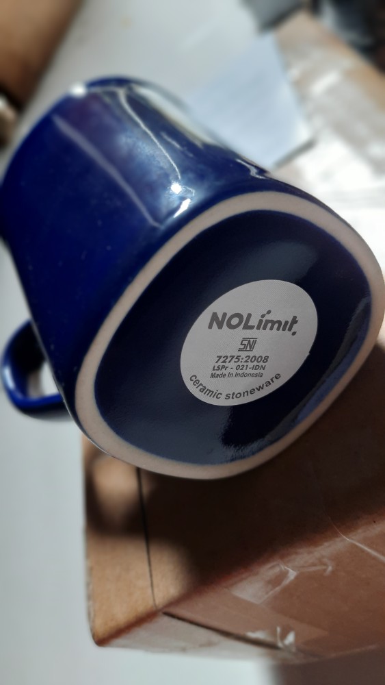 Nolimit Mug Keramik Cangkir Keramik Gelas Kopi  Mug Nescafe Red For Souvenir Kado Hadiah Koleksi