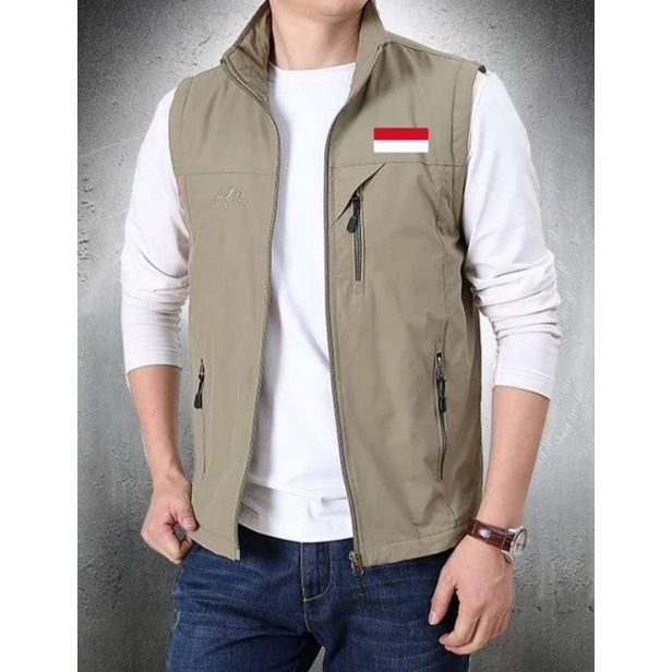 Rompi indonesia/rompi proyek/rompi pria/rompi pertamina