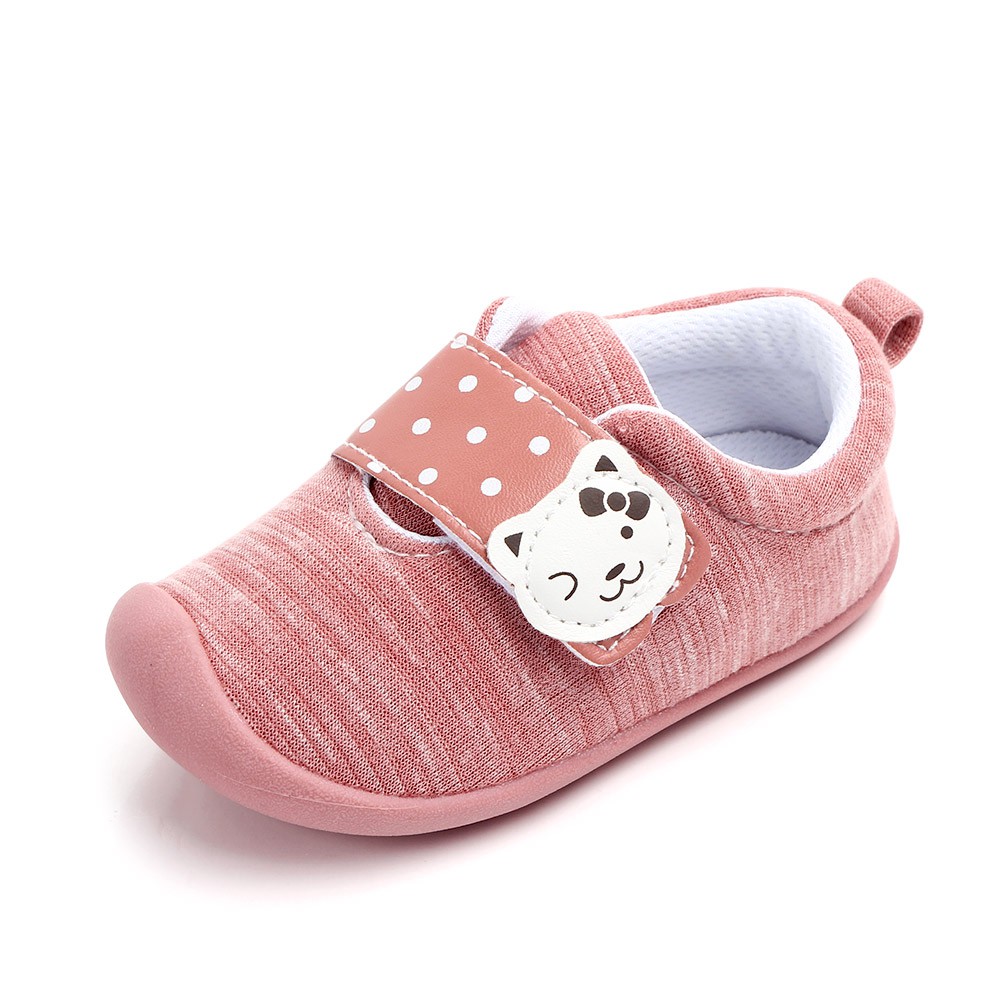 Sepatu Flat Anak Perempuan Import - Sepatu Toddler Pink W099