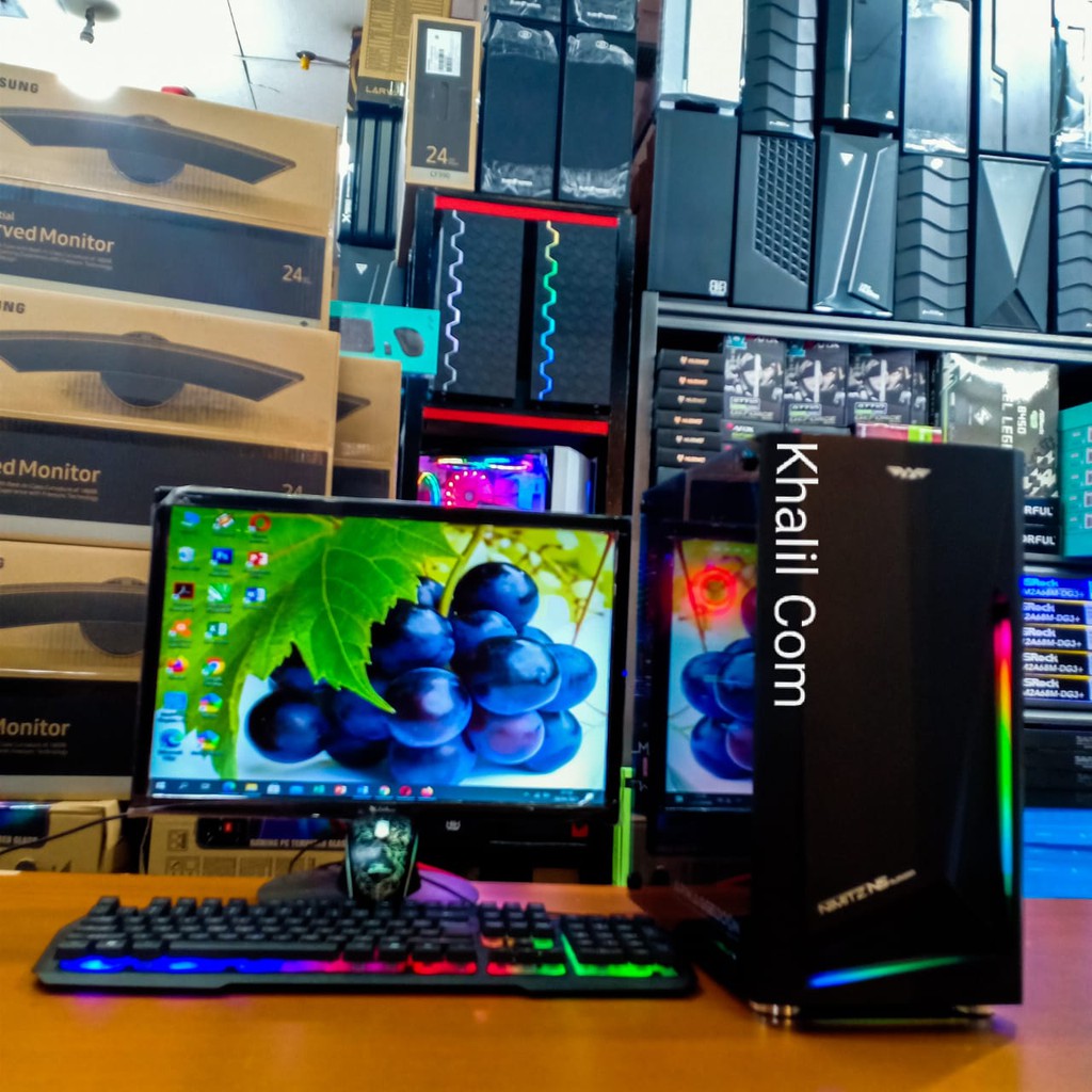 PC GAMING EDITING CORE I7/VGA 2 GB/RAM 16 GB/HDD 500 GB/LED 19&quot; FULLSET