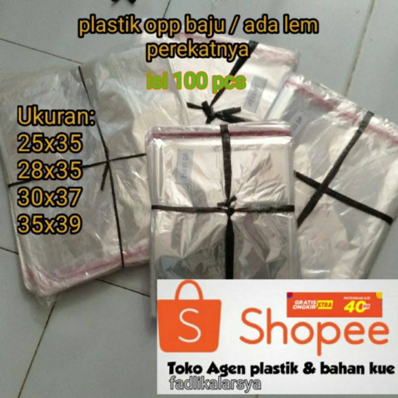 

plastik opp baju / plastik baju lem perekat