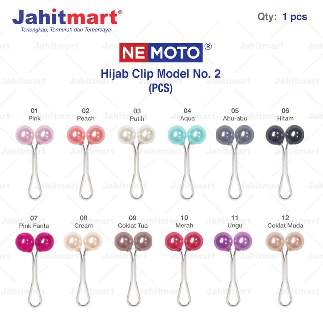 Klip hijab / Peniti Turki / Penjepit Kerudung model bola KOMPLIT