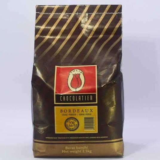 

Tulip Bordeaux Pure Dark Cocoa powder / Coklat bubuk 500 gram