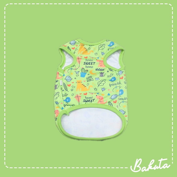 Baju Kucing Model Kaos Motif Tank GOODBOY Warna Warni (Boleh Request Kombinasi Warna) | Goodboy Tank Bakuta