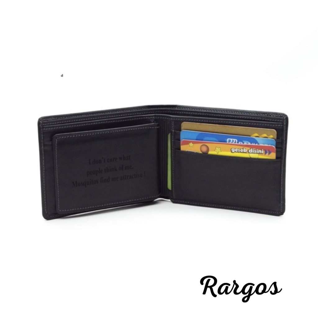 DOMPET PRIA KULIT ASLI AZURE WALLET - GRATIS UKIR NAMA